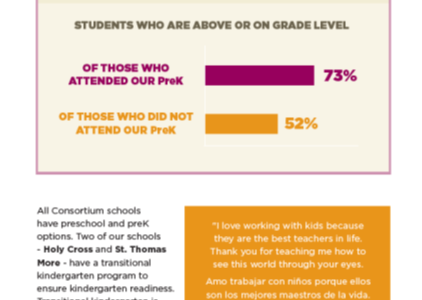 chart showing academic excellence