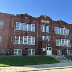 exterior wide shot of Saints Peter and Paul Catholic school